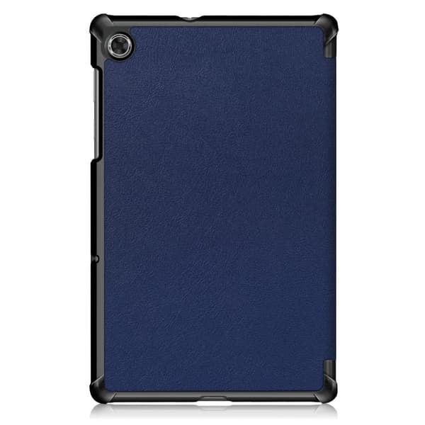 Lenovo Tab M10 HD Gen 2 tri-fold flipfodral i läder - Blå Blå blue