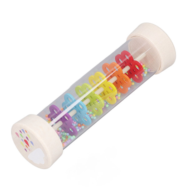 Regnmakare Rain Stick Leksak Trä Färgglad Musikutbildning Rain Stick Shaker för Hemma dagis L