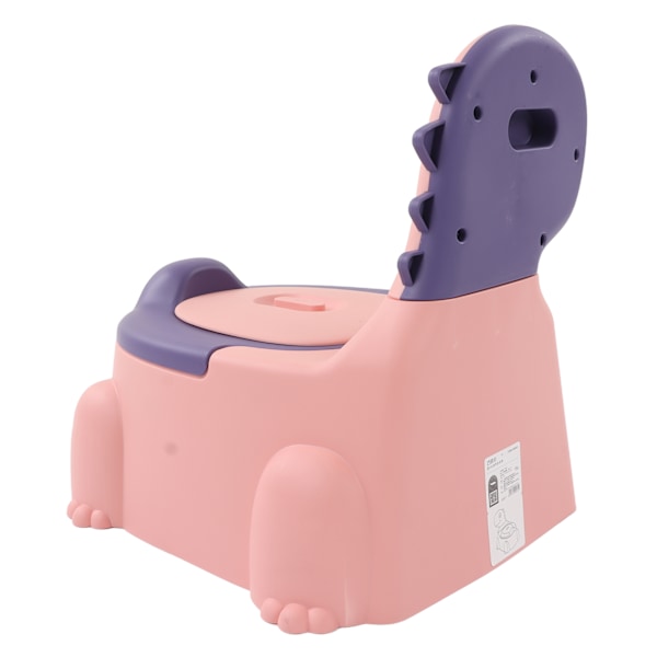 Babypotte Fortykkelse Ergonomisk Moderne Tegneserie Dinosaurie Træningspotte med Gummibase til Børn Småbørn Rosa