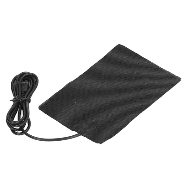 Heating Pad 10x15cm 60℃ Temperature Fast Heating Foldable Cloth USB DC 5V for Home Office