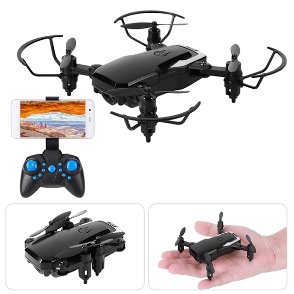 S15 Mini Foldbar Drone Lufttrykssæt Højde Børn RC Drone Quadcopter Legetøj 30W WIFI