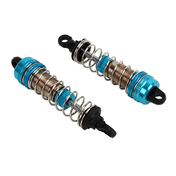2 kpl 76 mm RC-auton hydraulinen iskunvaimennin Alumiiniseosöljyiskunvaimennin SCY 16101 16102 16103 16201 1/16 RC-autolle Sininen