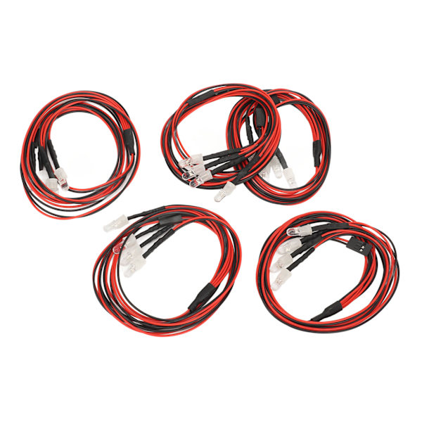 5 st RC billampa Universal LED-blått ljus 5 mm pärldekorationstillbehör för gör-det-själv-modifiering