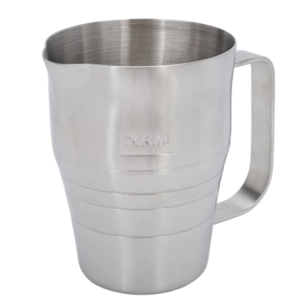 Melkeskummingkrus 700ml Hjemmesilverbestikk i rustfritt stål For tykk melkeskummingkrus Melkekaffemaker