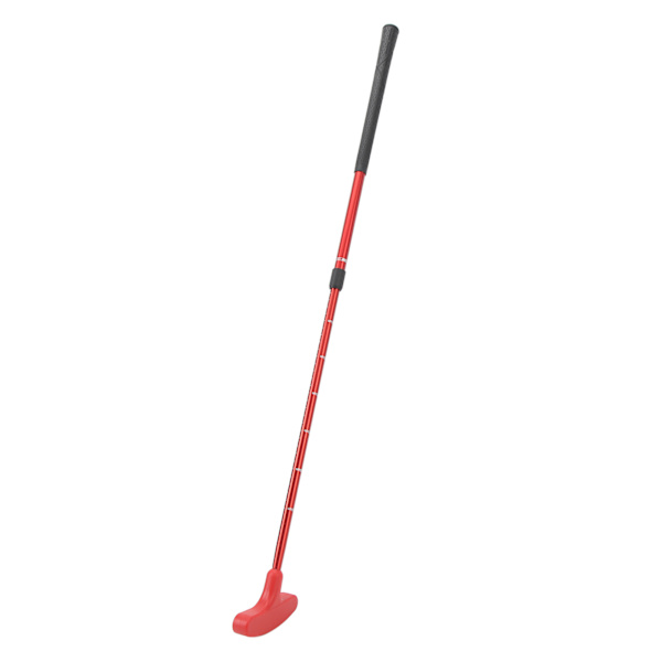 Golfputteri miehille, naisille ja lapsille - 2-suuntainen minigolfputteri oikeakätisille ja vasenkättisille - säädettävä pituus - golfputteri lapsille ja aikuisille - punainen