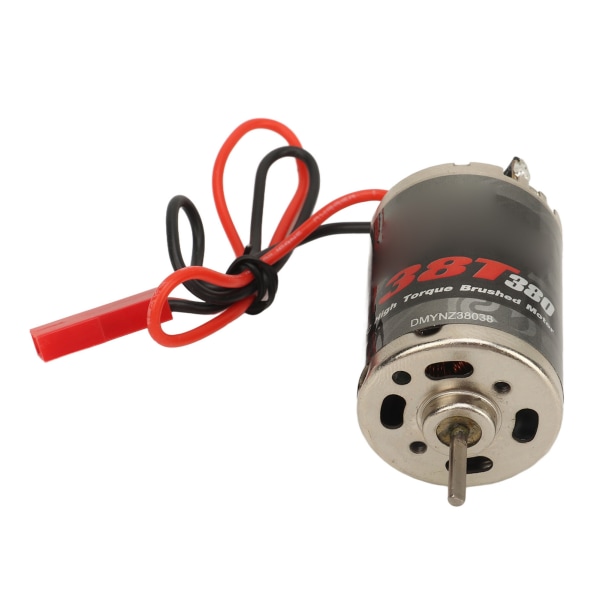 38 Turn 380 Brushed Electric Motor High Torque Brushed Motor with JST Plug for 1/16 RC Car Ship Model Universal Type