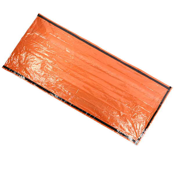 Utomhus återanvändbar nödsovsäck Termisk vattentät Survival Camping Travel Orange