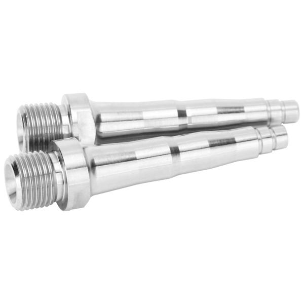 Pyöränpolkimen akselit Ti-seoksesta, polkimen akselin vaihto SpeedPlay 76 mm / 3,0 tuuman polkimille