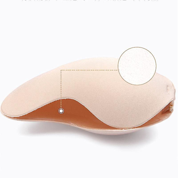 Silikoniniskkapäälliset - Itsestään kiinnittyvät näkymättömät rintaliivit - Push Up Strapless Rintaliivit (2 kpl)