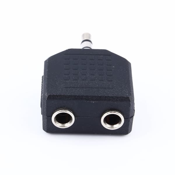 1 til 2 lydsplitter til hovedtelefoner - 1X3,5 mm dobbelt adapter