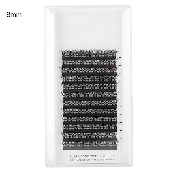 0,07 mm W-muotoiset irtoripsien pidennykset Ripsien pidennysten ympäröinti irtoripsien pidennykset (D-kaarevuus) 8 mm