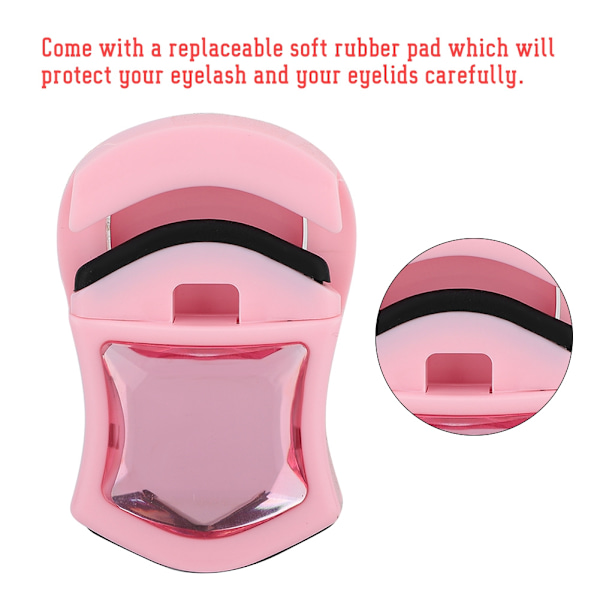 Mini Øjenvippekrøller Vippekrøller Makeup Øjenvipper Værktøj (Rosa)