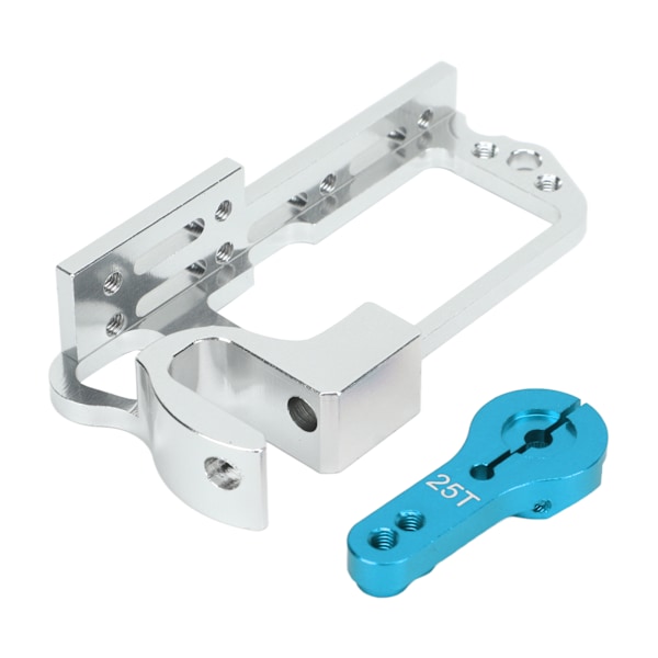 RC Servo Monteringssupport med 25T Arm Aluminiumlegering Anti Deformation Universal til Quadcopter Drone Blå