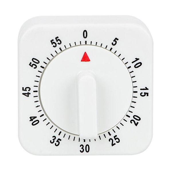60-minutters timer Køkkenurpåmindelse Praktisk nedtællingstimer Mekanisk timer