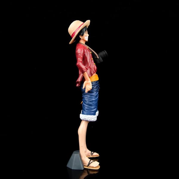 Luffy stråhatt multifunksjonell anime figur Solbeskyttelse halmhatt Cosplay solhatt for voksne