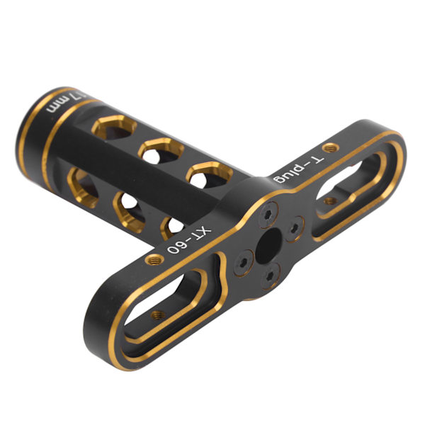 17 mm / 0,7 tuuman RC-kuusiomutterihylsy alumiiniseosta T-hylsy huoltotyökalu 1/8 RC offroad-kilpa-autoon (kulta)