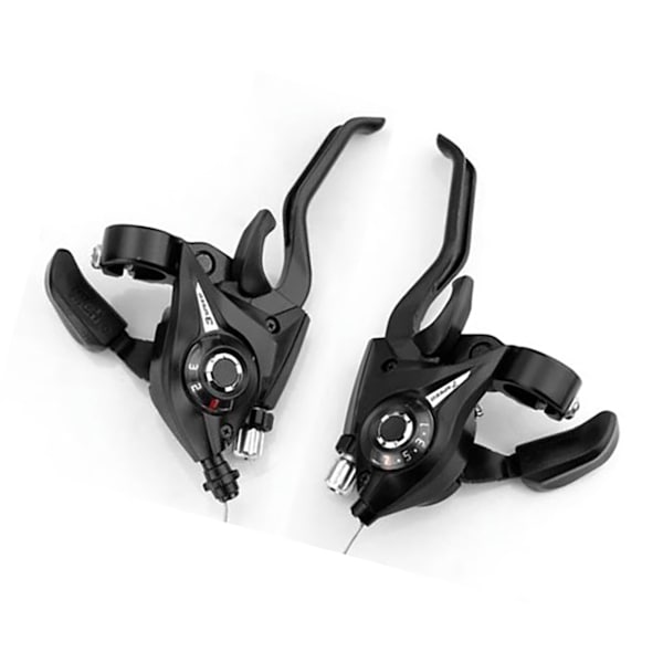 Pyörän nopeusvaihtaja jarrukahva 21 vaihdetta vaihteiden indikaattorilla Helppo asentaa alumiinista pyöräosat MTB Road Folding Bike