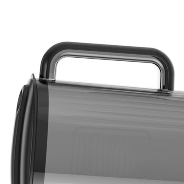 Vandkande Transparent Plast med stor kapacitet Højtemperaturbestandig Drikkandenkande til teer Juice Lemonade Sort