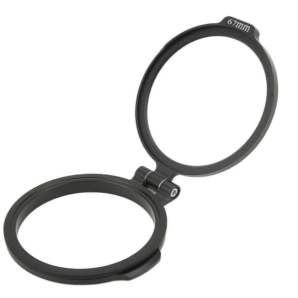 Objektivfilterholder Holdbar hurtigadapterring til 67 mm vidvinkelobjektiv med fast zoom