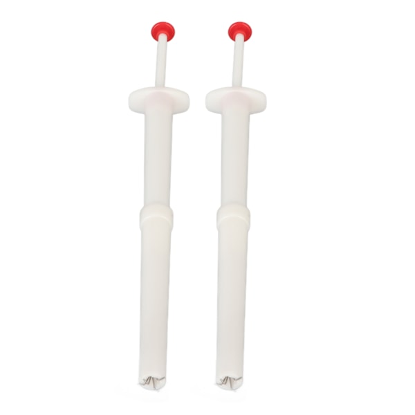 2 st Pickle Picker Rostfritt Stål Plast Pickle Pincher Pickle Gaffel för Oliver Paprika Frukt Kött