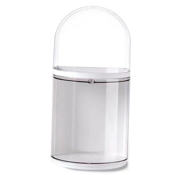 Figur Förvaringslåda Transparent väggmonterad docka Figur Display Box Utställningslåda 2 lager 11x22cm