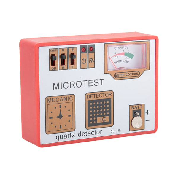 Klocka Batteritestare Quartz Movement Tester Avmagnetisering Klocka Reparationsverktyg