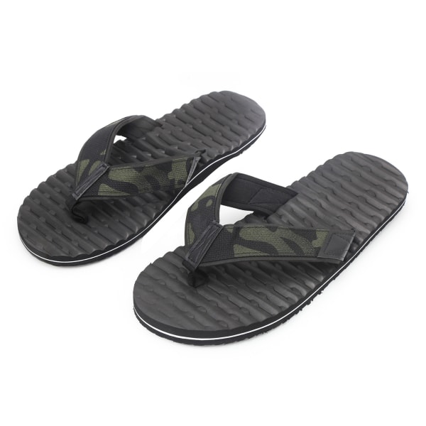 Lättviktsflipflops för sommaren MultiLayer AntiSlip tofflor Mjuka EVA flipflops(45 )