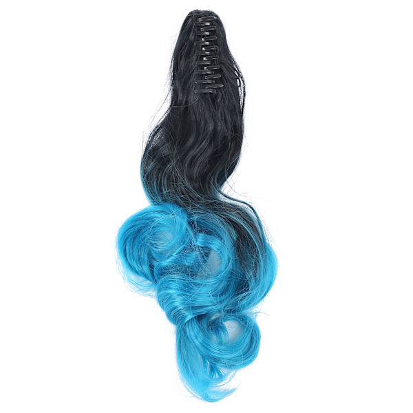 55 cm Curly Claw Clip hästsvans peruk Gradient Fashionabla syntetiska fibrer hästsvans Hårstycke1BT4535