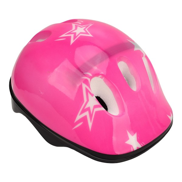Barncykelhjälm Stötdämpande justerbar rem Foam Barncykelhjälm för cykling Skateboard Rosa