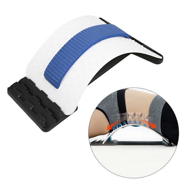 Spine Corrector Midja Ländkota Stretching Traction Massager Avlasta stöd Träningsutrustning