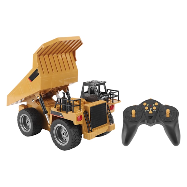 Kauko-ohjattava Dumper-lelu Metalli RC Rakennusajoneuvo 1:18 2,4G 9-kanavainen täysi toiminnallinen