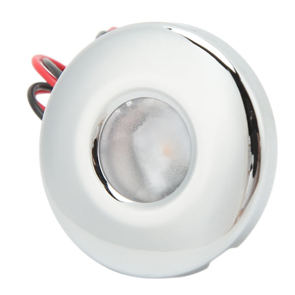39mm DC 12V LED Ganglys 100LM Varmt Hvit Lys 3000K IP67 Vanntett Rustfri Glatt Overflate for Båt Bobil Hjem