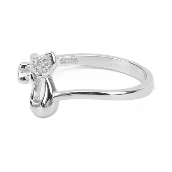 Open Ring Cat Shape Adjustable Light Cute, Trendy Women's Ring for Daily Party