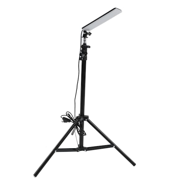 LED-valaisinjalusta 84 LED-lampua Korkea kirkkaus USB-virta 1680LM Säädettävä korkeus Max 71 tuumaa työvalo jalustalla