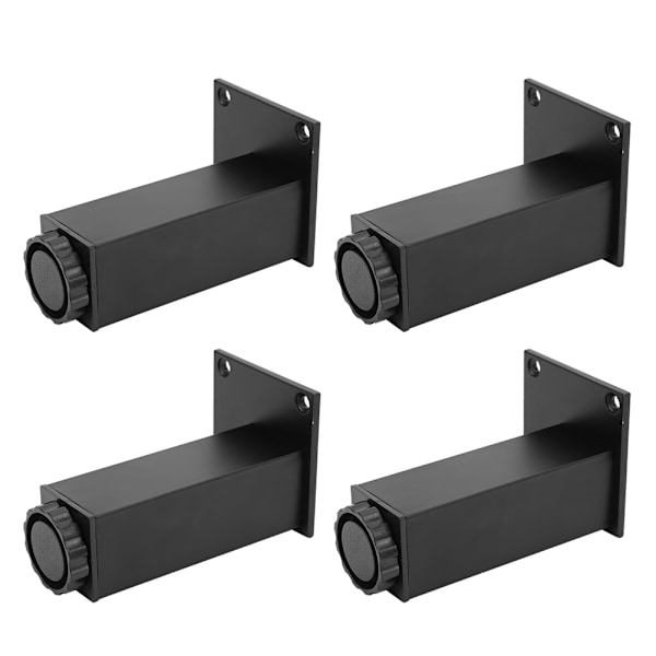 4 kpl Alumiiniseos säädettävät jalat Sovan jalat Jalustat Kaappeihin Huonekalujen tarvikkeet 120mm