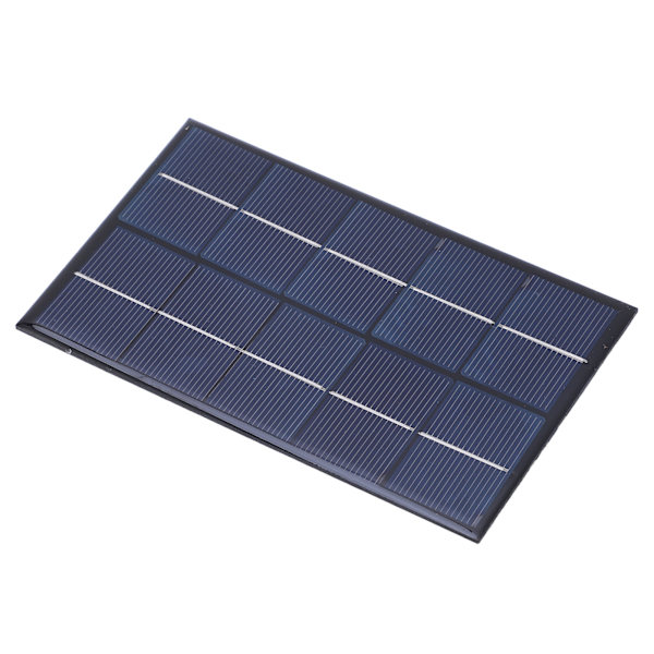 Solar Panel Charger 2W High Conversion Efficiency Energy Saving Waterproof UV-proof for Small Fan Motor LED Light 5V