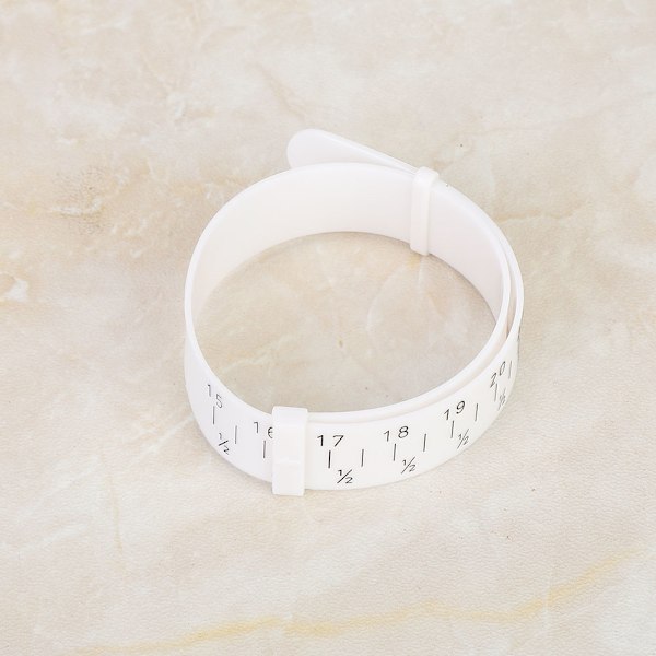 Plast Gauge Sizer Smykker Armbånd Mål Håndled Størrelse Værktøj Målebånd