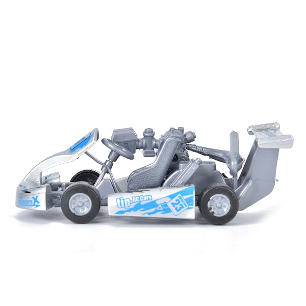 Skala 1:32 Legeringsbilmodell High Go Kart Racing Car Pull Back Toy Model Toy (silver)