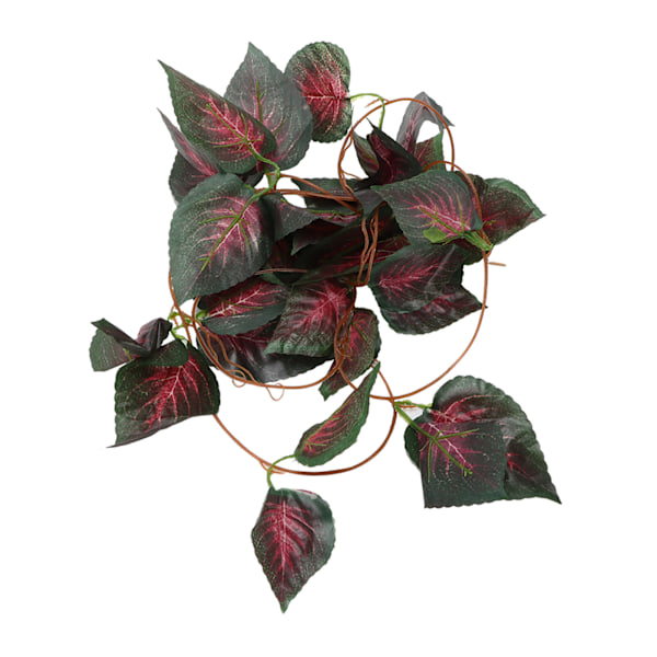 Reptilsimuleringsanlegg Dekorativ landskapsplanlegging Kunstig vintreet for reptilregnskog BoxNFF-85 Red Star Leaf