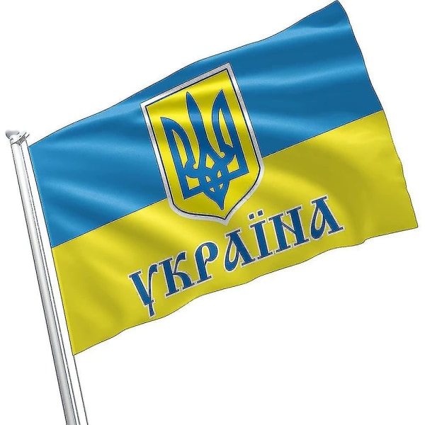 Ukraina Flagg 90*150cm Flagg 2stk