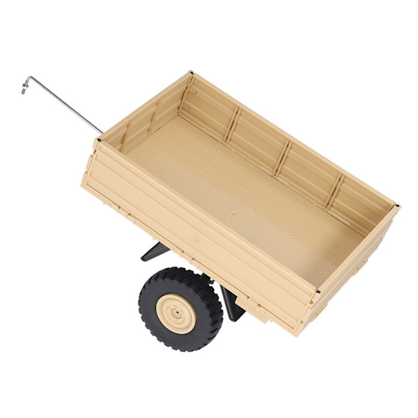 RC-biltrailer Fjärrstyrd Lastbärare för P06 Unimog Modell RC-bil Reservdelar Tillbehör Gul