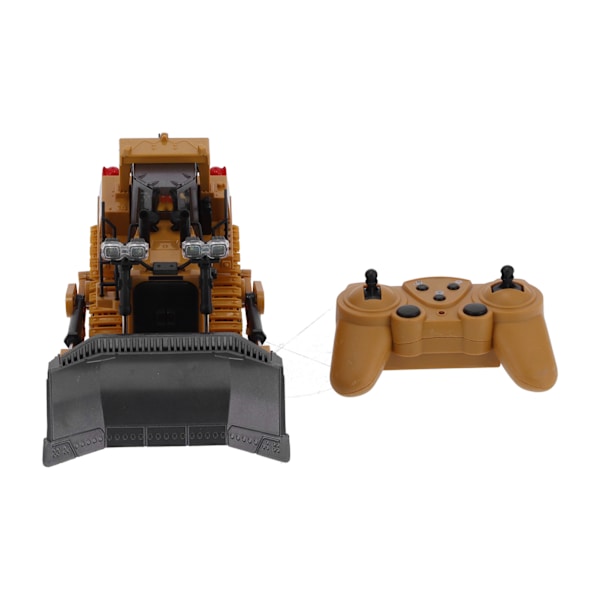 Fjärrkontroll för larvband i skala 1/24 Frontlastare Leksak Barns plastskyffel Laddare elektrisk traktor