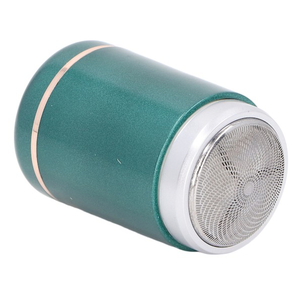 Mini skäggtrimmer Fickstorlek USB-laddning Lågbrus 6000RPM Elektrisk skäggrakapparat för hembilresor Grön