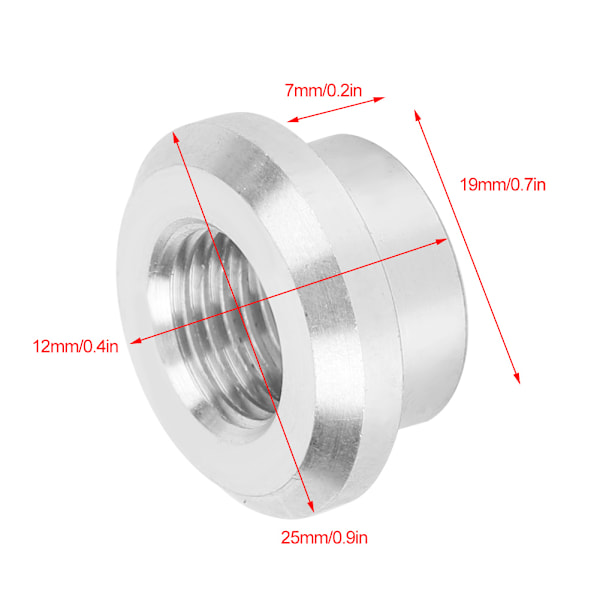 1/4in NPT invändig gänga aluminiumsvetsad adapter för tapppassning