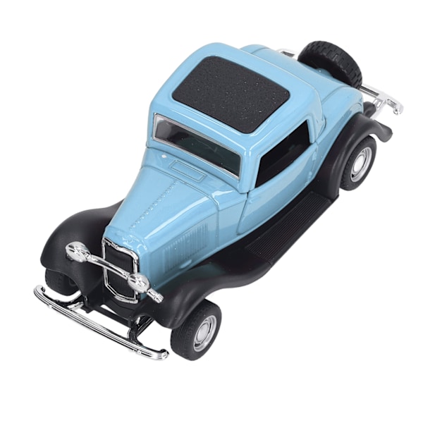 1:32 Klassinen automalli Seos Vintage Simulaatiolelu Antikki Vetoava Avattavat Ovet Malli Sininen