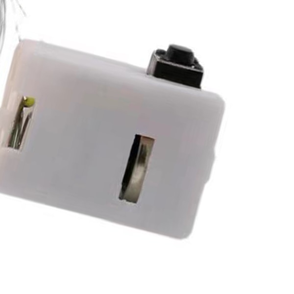 Fe-lysstreng 3 lystilstande Fleksibel kobbertråd Batteridrevet LED-trådslampe til kage Buketboks Varmt hvid