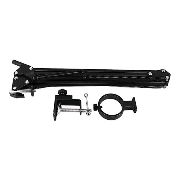 Monokulärt mikroskop flexibelt stativ 360 graders justerbar arm och 42 mm linsringset Industriell kamera vikbart fäste