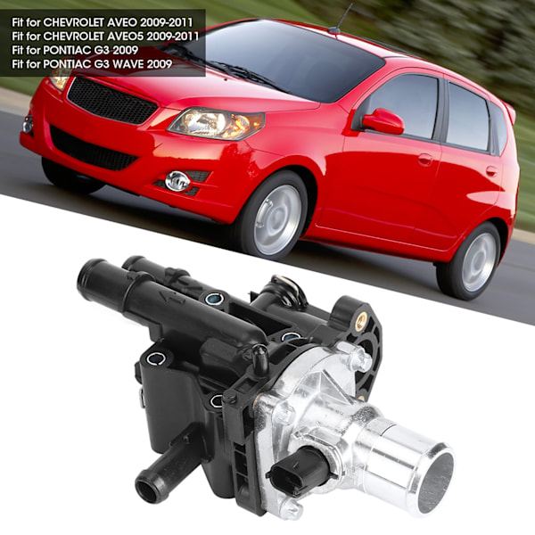 Auton jäähdytysnesteen termostaatti Assy 25189437 Sopii Pontiac G3 1.6L 2009