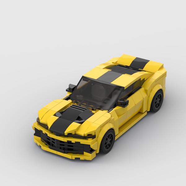 347 klosser for å bygge super-racerbilen Camaro, modellbil for bursdag eller nyttår