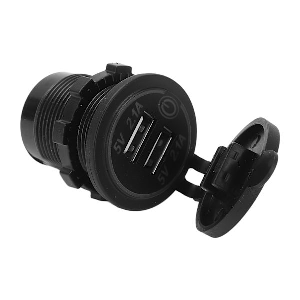 2.1A USB-billader Touch Switch Dobbelt Porte Hurtig Opladning Billadapter til Bil og Motorcykel